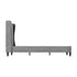 Amelia 4FT6 Bed - Dark Grey Fabric